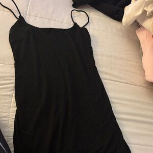 Black Spaghetti Strap Dress